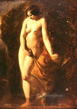 the bath of psyche Painting - The Bather female body William Etty